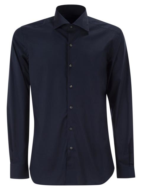 Other Designers Fay Men Regular Fit Shirt In Stretch Poplin