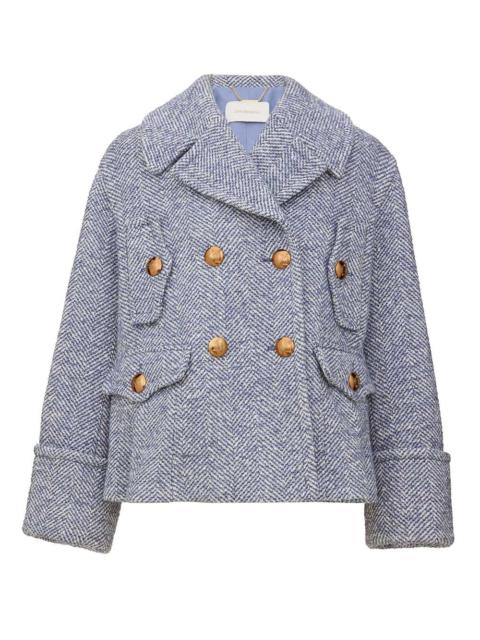 Zimmermann REBELLION HERRINGBONE PEACOAT