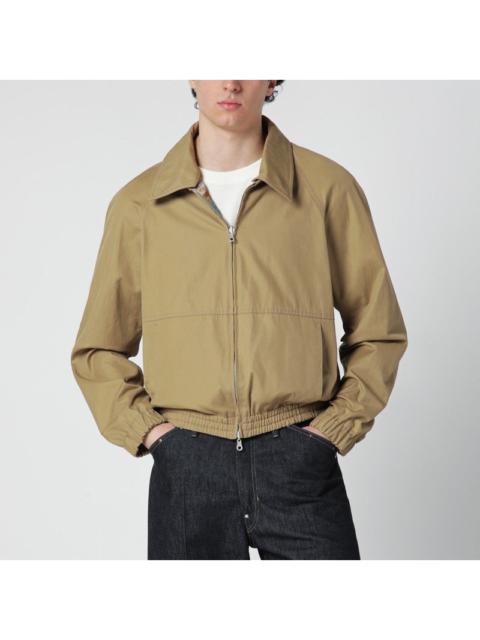 Dries Van Noten Dries Van Noten Beige Cotton-Blend Zip-Up Jacket Men