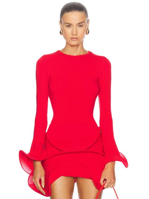 SID NEIGUM Wave Sleeve Top