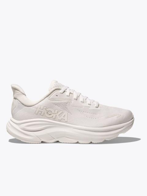 HOKA Women's Clifton 10 Shoes in White/White