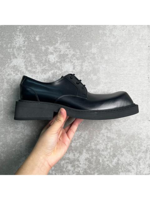 BALENCIAGA Balenciaga Square-Toe Black Derby Shoes