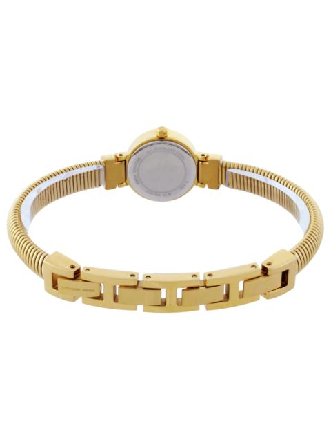 MICHAEL KORS Michael Kors Mini Gramercy Quartz Gold Dial Ladies Watch MK7527