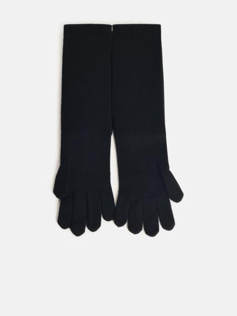 'TIMOR' BLACK CASHMERE GLOVES