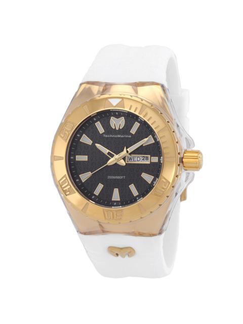 Other Designers Technomarine Cruise Monogram Quartz Black Dial Men's Watch TM-122013