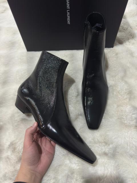 SAINT LAURENT Saint Laurent (YSL) Brand-New "Rainer" Ruched Runway Boots