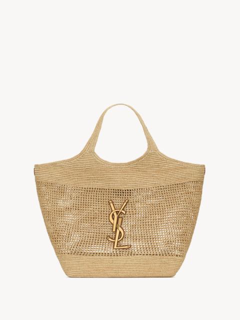 SAINT LAURENT ICARE IN RAFFIA