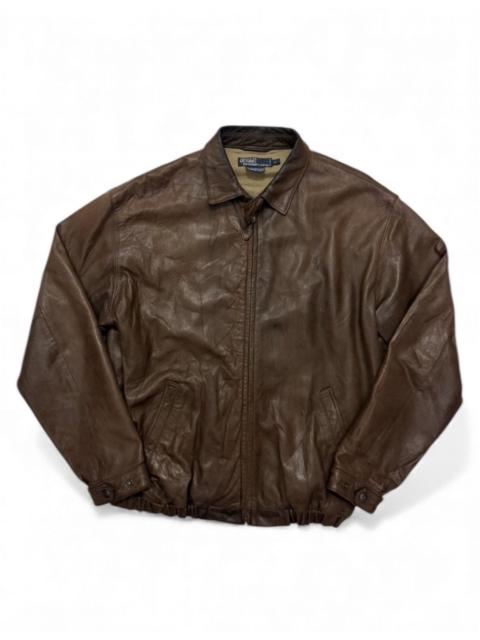 Polo Ralph Lauren VTG Polo Ralph Lauren Leather Jacket Fit Medium to Large