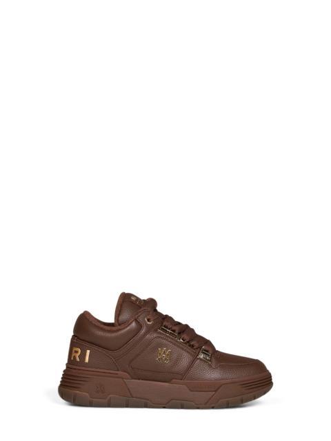 AMIRI Amiri Men Brown Leather Chrome Ma-1 Sneakers