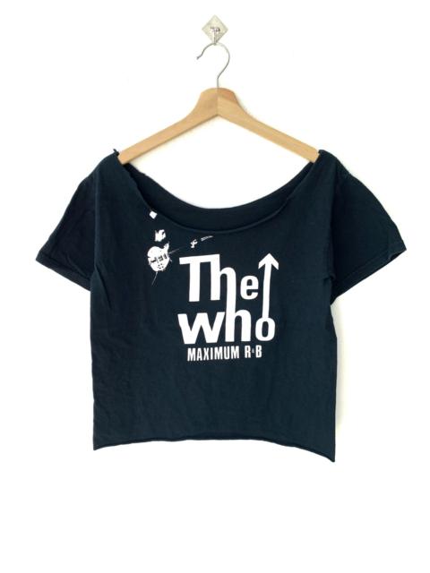 Other Designers Band Tees - The Who R&B Band Cropped Top Tee