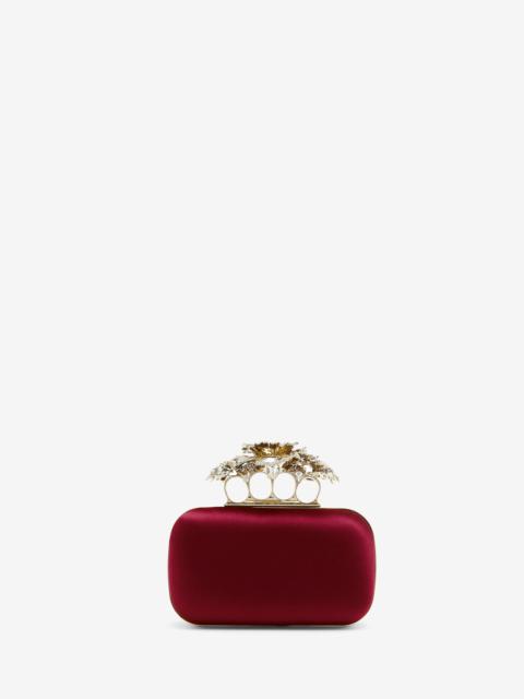 Alexander McQueen Carnation Knuckle Clutch
