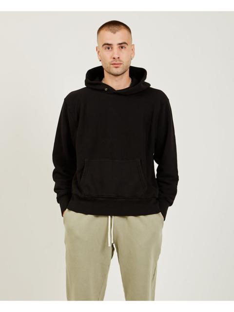 LES TIEN Cropped Hoodie Jet Black