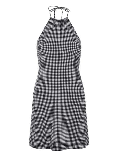 Hunza G halterneck mini dress