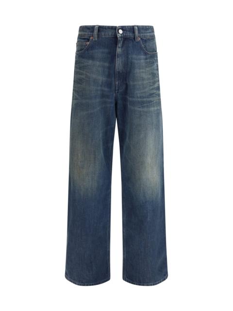 MM6 Maison Margiela Mm6 Five-pocket Pants With Panel Design