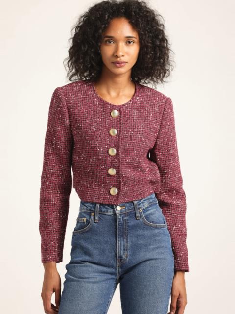 DEREK LAM 10 CROSBY JULIETTE TWEED JACKET