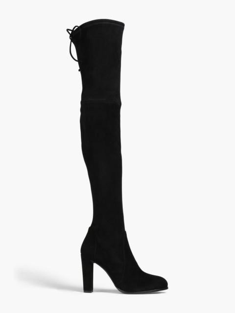 Stuart Weitzman Suede thigh boots