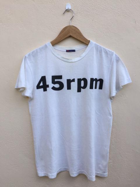 Other Designers Vintage 45RPM Single Stitch Spell Out Tee