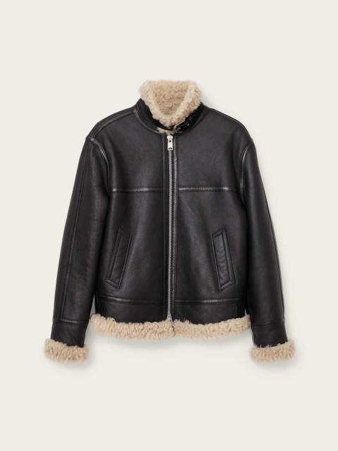 ALLSAINTS LOREL SHEARLING FLYING JACKET