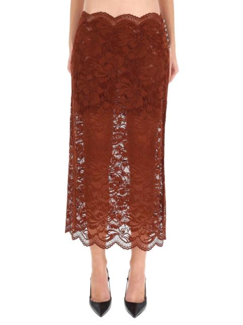 rabanne Rabanne Women Lace Midi Skirt
