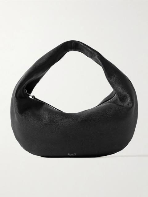 KHAITE Olivia Sport medium leather shoulder bag Black