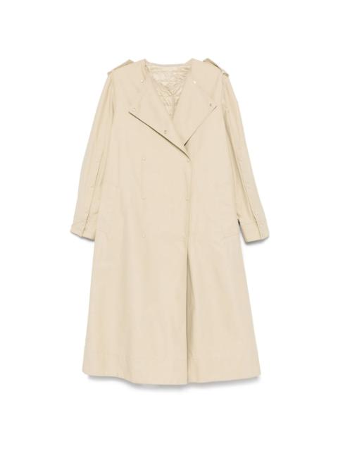 Moncler Neutrals Coats - Trench & Raincoats Women