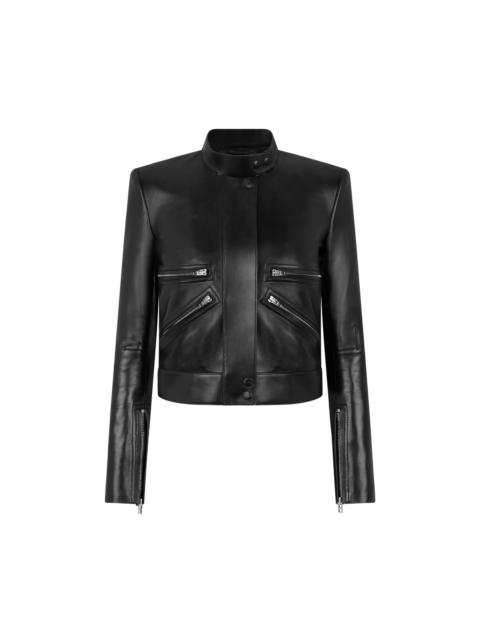 TOM FORD NAPPA LEATHER RACER JACKET