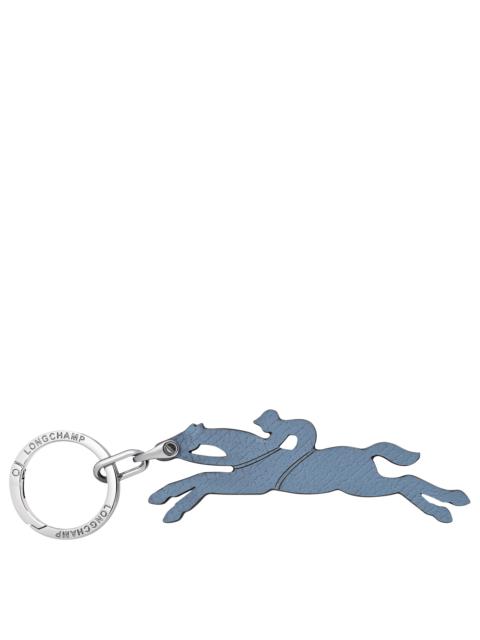 Longchamp Le Pliage Original Key ring Slate - Leather