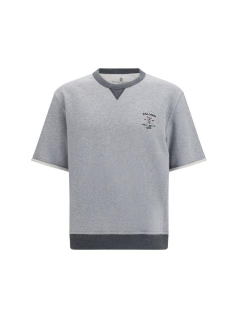 Brunello Cucinelli Brunello Cucinelli Melange Fabric T-shirt Grey Men