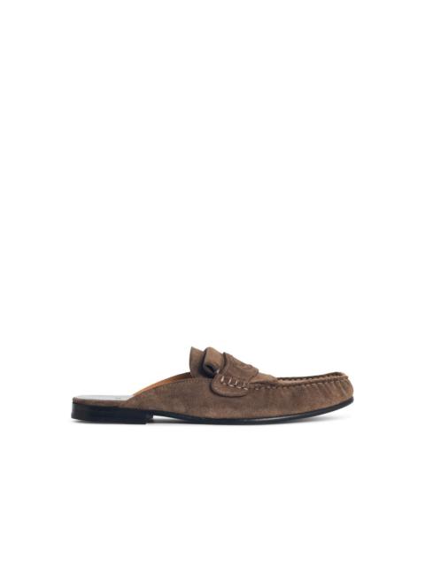 Marni Marni Brown Suede Sabots