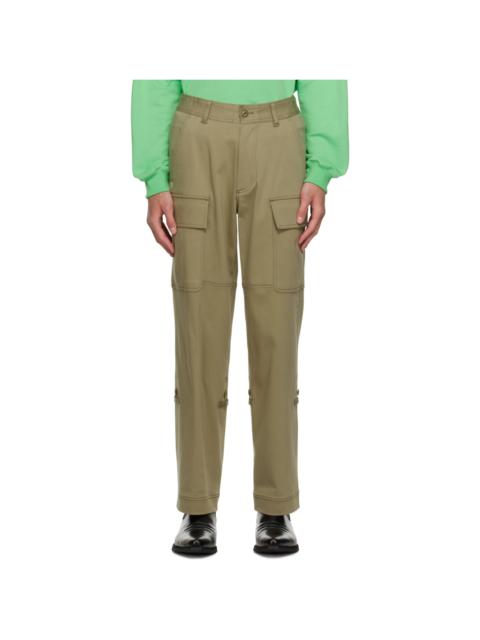 Kijun SSENSE Exclusive Khaki Paneled Cargo Pants