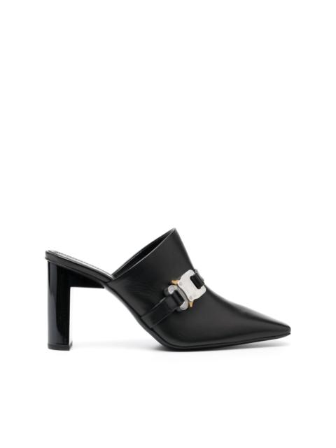 1017 ALYX 9SM 90mm square-toe leather mules