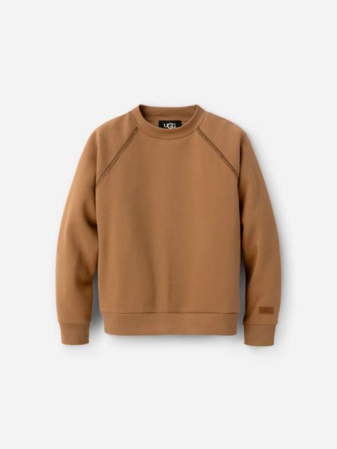 UGG ® Women's Classic Crewneck Cotton Blend/Recycled Materials Tops in Chestnut