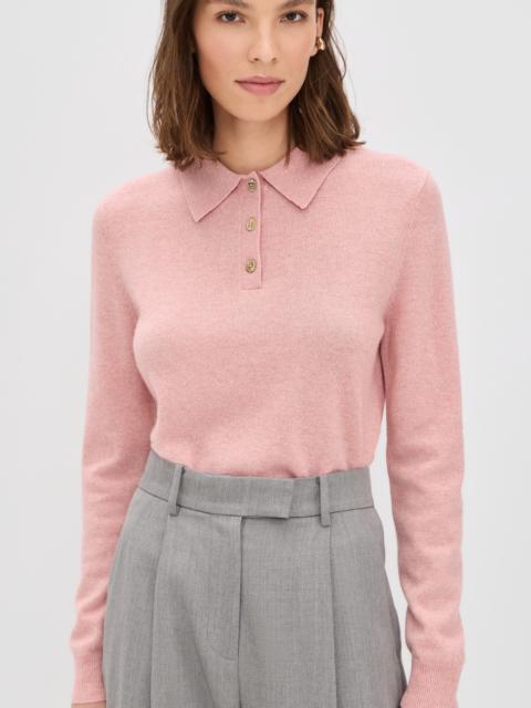 RENGGLI Cashmere Long Sleeve Polo