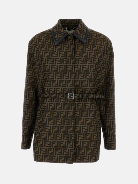 FENDI Fendi Women Ff Canvas Jacket