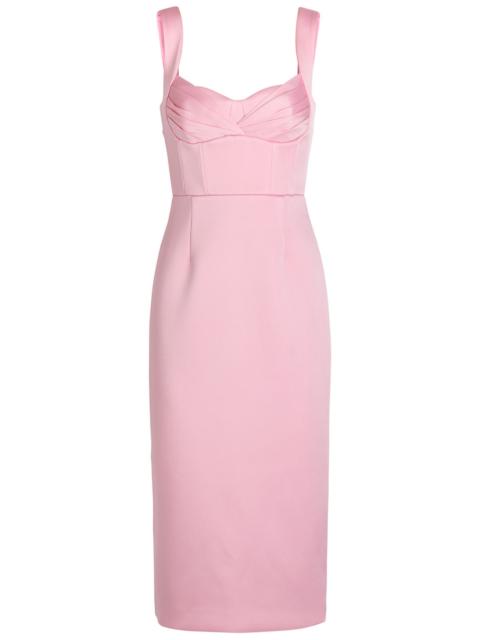 REBECCA VALLANCE Rebecca Vallance Aymee Satin Midi Dress