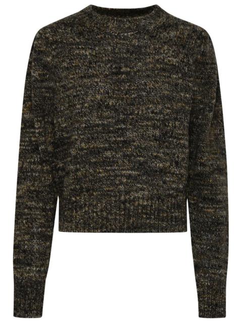 ISABEL MARANT ÉTOILE BROWN WOOL BLEND PLEANY SWEATER