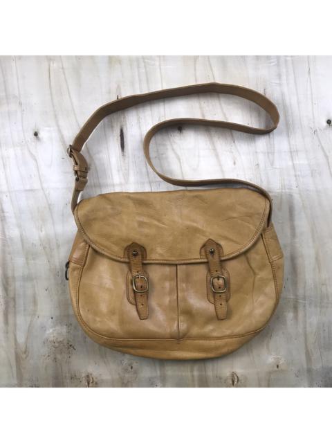 Vintage 80’s Luggage Label Leather ‘Filson Style’ Slingbag