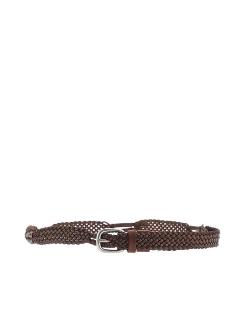 Brunello Cucinelli BRAIDED LEATHER BELT