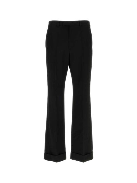 Valentino Valentino Garavani Men Black Wool Pant