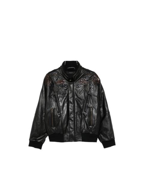 GUCCI Gucci Brown Jackets - Leather Jackets Women