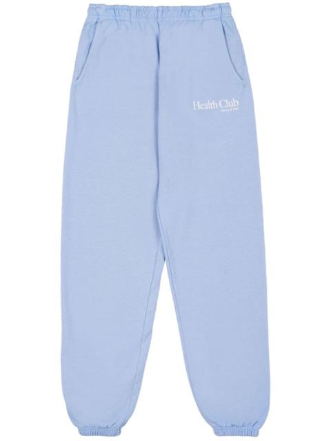 Sporty & Rich Health Club cotton track pants