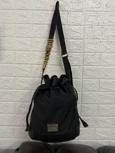 Authentic Moschino Bucket Nyalon Shoulder Bag