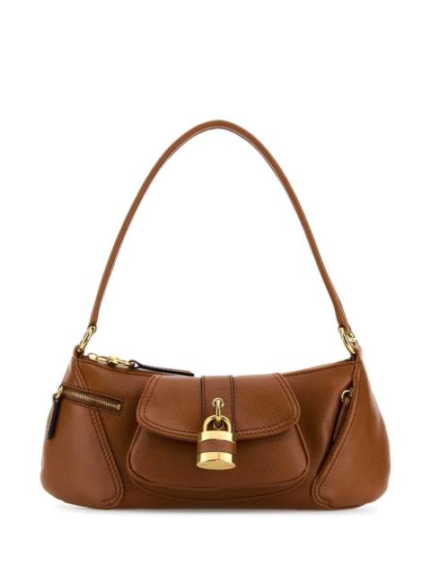 Chloé Chloe Women Caramel Leather The 99 Shoulder Bag