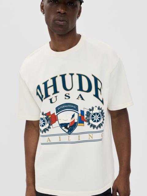 Rhude Usa Sailing Icon Tee
