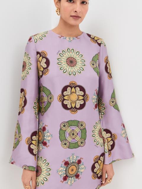 La DoubleJ Supremes Swing Silk Twill Mini Dress