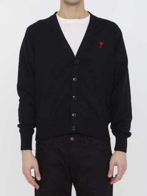 Ami Paris Ami De Coeur Cardigan