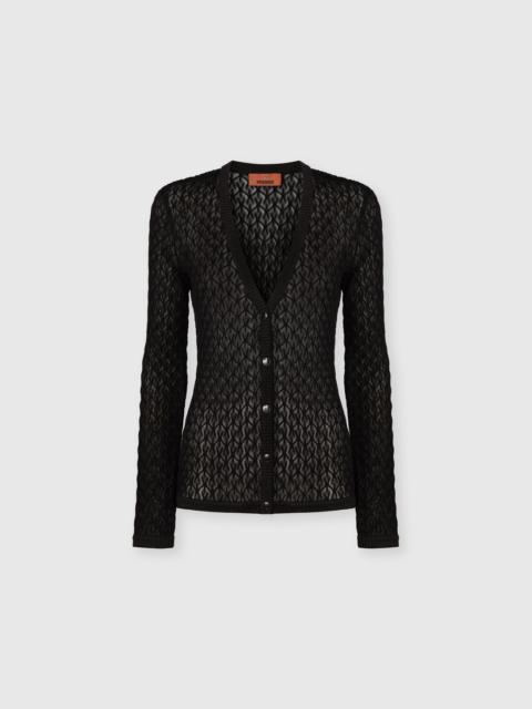 Missoni Slim v-neck cardigan in lace