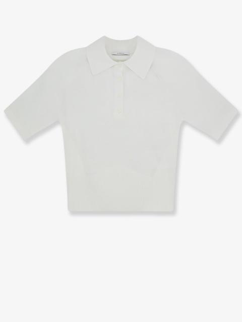 Givenchy Givenchy Women Cropped Cotton And Silk Polo Shirt