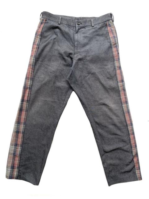 Comme Des Garçons Vintage 2002 CDGH Red Tartan Striped