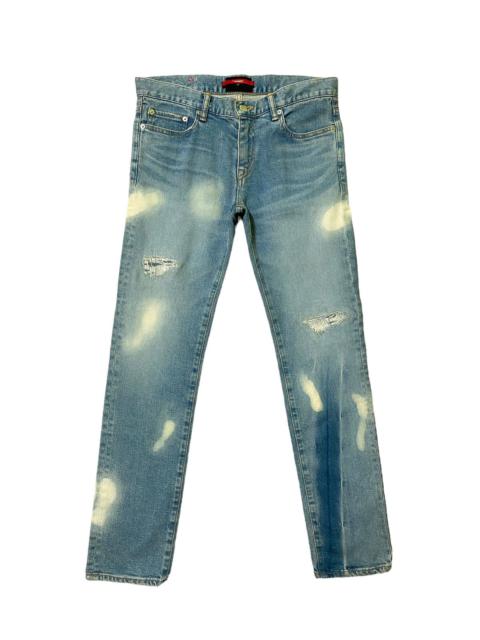 Other Designers Japanese Brand - Skinny SWAGGER $ Acid Wash Distressed Denim Jeans